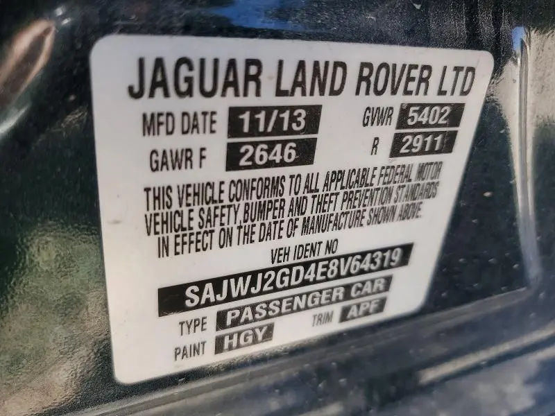 2014 JAGUAR XJL PORTFOLIO  
