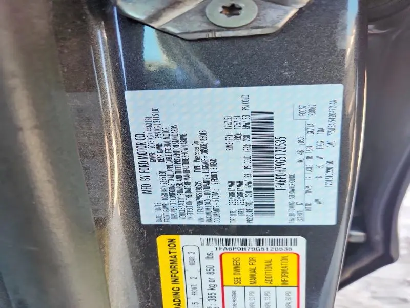 2016 FORD FUSION SE  