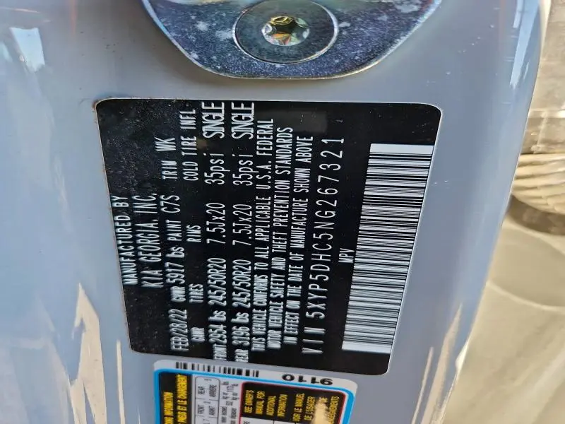 2022 KIA TELLURIDE SX  