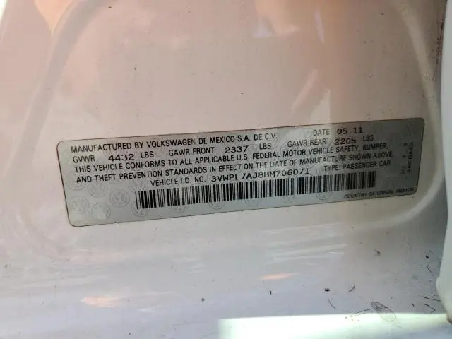 2011 VOLKSWAGEN JETTA TDI  