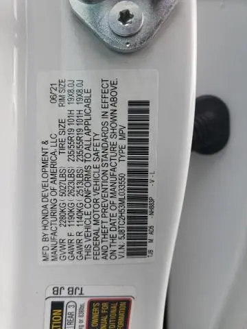 2021 ACURA RDX TECHNOLOGY  