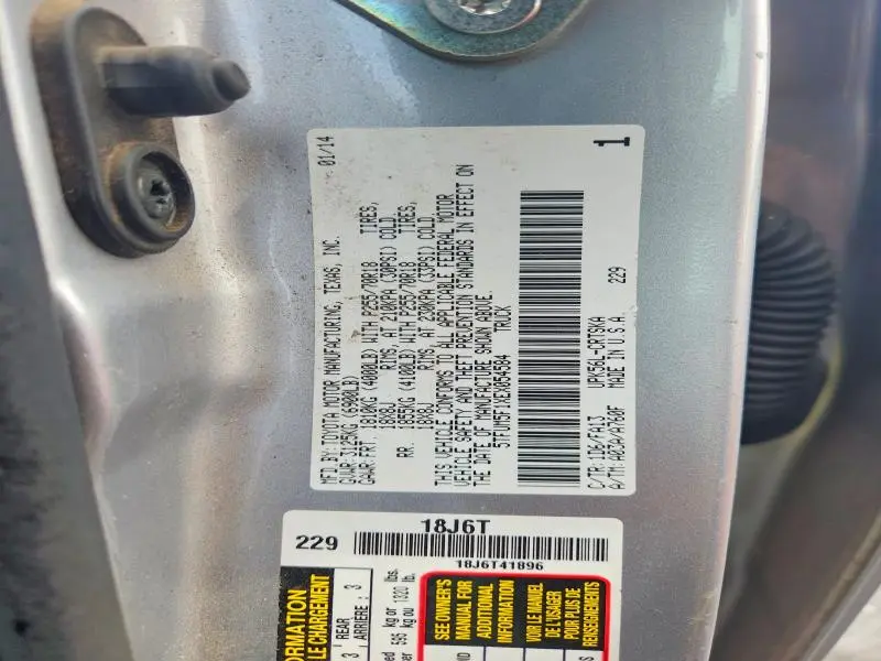 2014 TOYOTA TUNDRA SR  