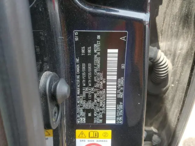 2016 LEXUS RX 350 BASE  