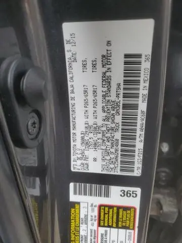 2016 TOYOTA TACOMA DOUBLE CAB  