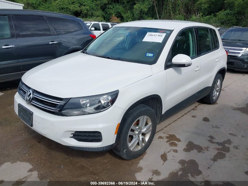 2013 VOLKSWAGEN TIGUAN S