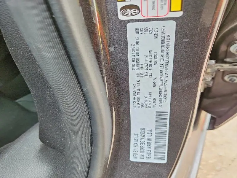 2022 RAM 1500 BIG HORN/LONE STAR  