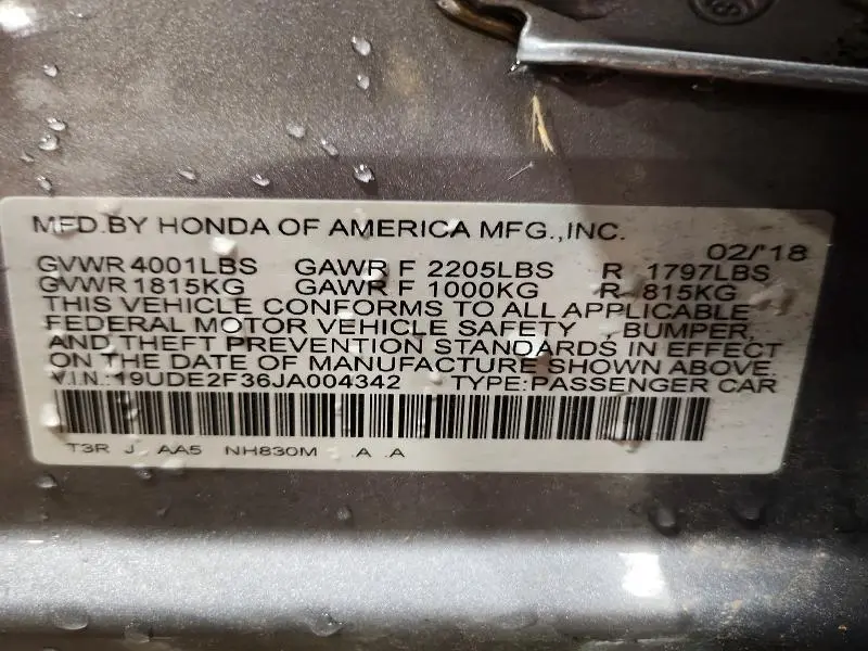 2018 ACURA ILX BASE WATCH PLUS  