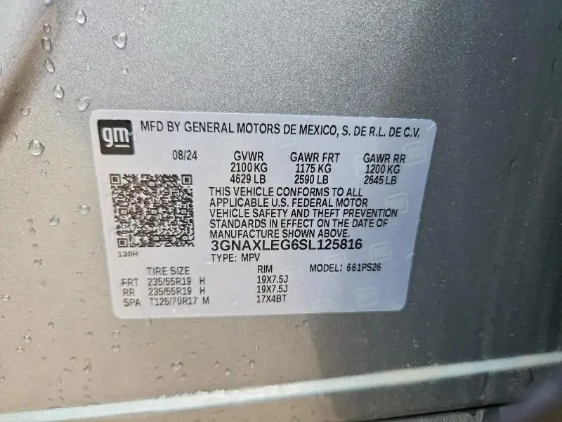2025 CHEVROLET EQUINOX RS  