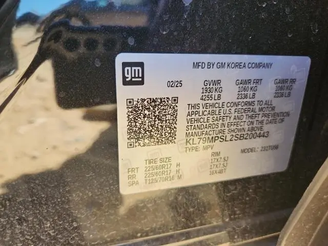 2025 CHEVROLET TRAILBLAZER LT  