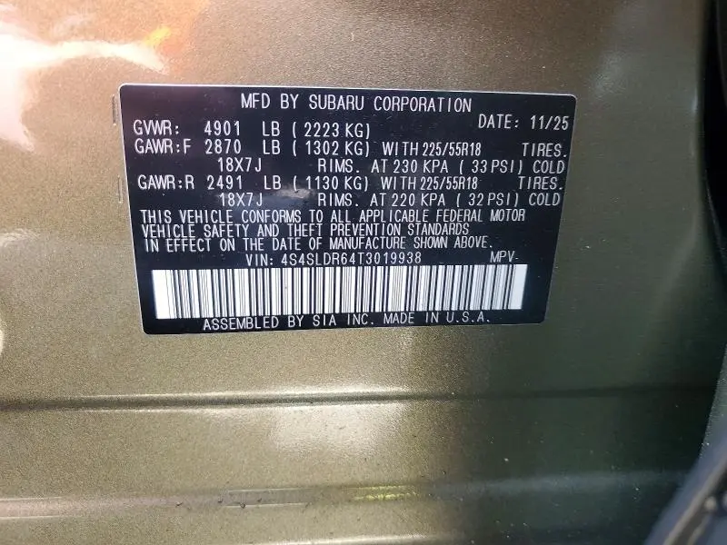 2026 SUBARU FORESTER LIMITED  