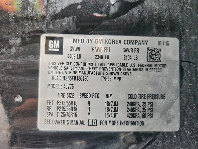 2015 BUICK ENCORE PREMIUM  