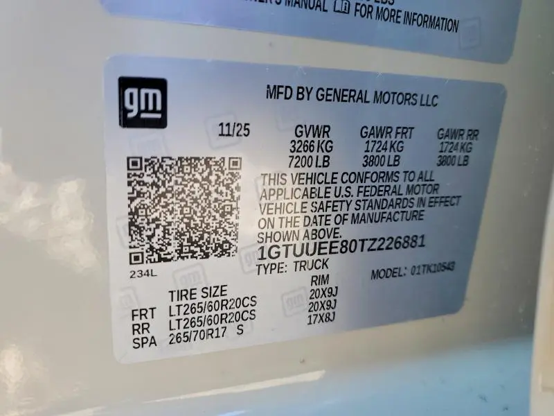 2026 GMC SIERRA K1500 AT4  