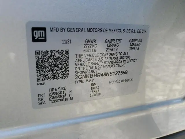 2022 CHEVROLET BLAZER 2LT  