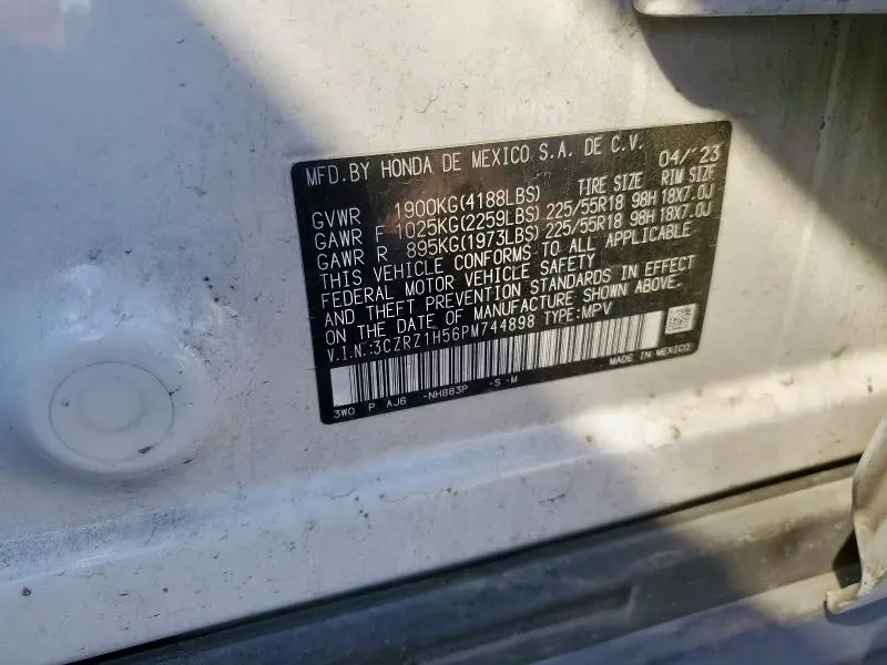 2023 HONDA HR-V SPORT  