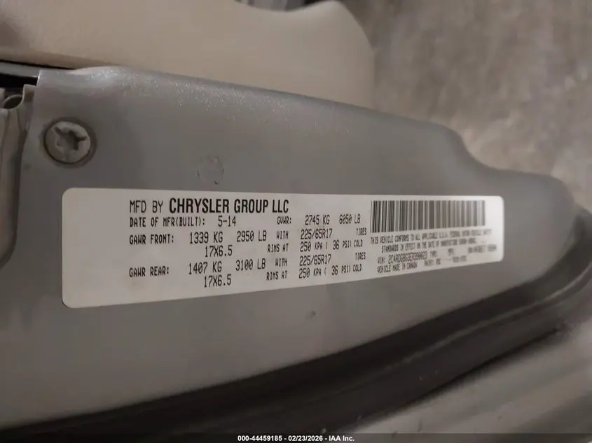 2014 DODGE GRAND CARAVAN SE