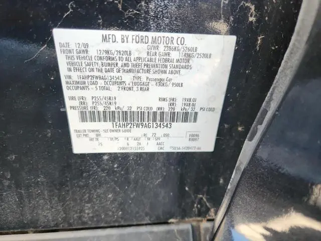 2010 FORD TAURUS LIMITED  