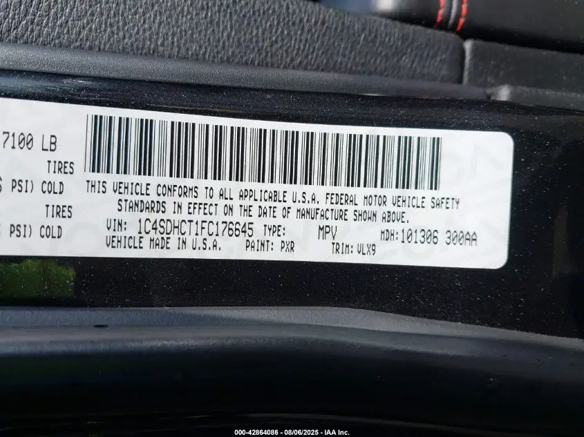 2015 DODGE DURANGO R/T
