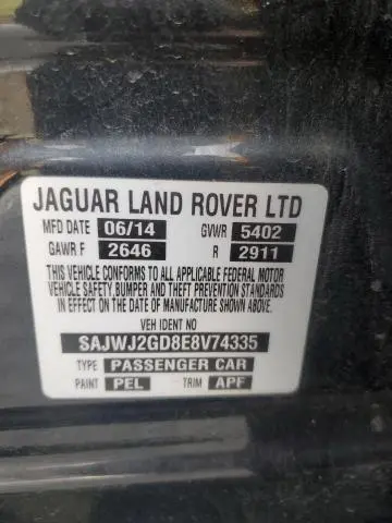 2014 JAGUAR XJL PORTFOLIO  