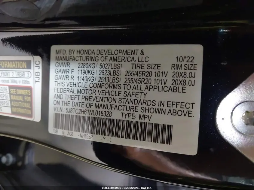 2022 ACURA RDX A-SPEC PACKAGE