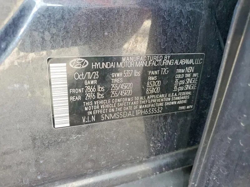 2023 HYUNDAI SANTA FE CALLIGRAPHY  