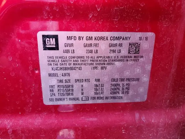 2017 BUICK ENCORE PREMIUM  