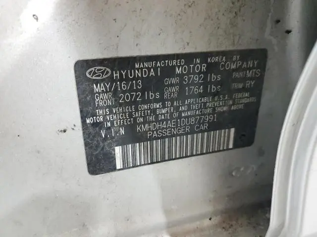 2013 HYUNDAI ELANTRA GLS  