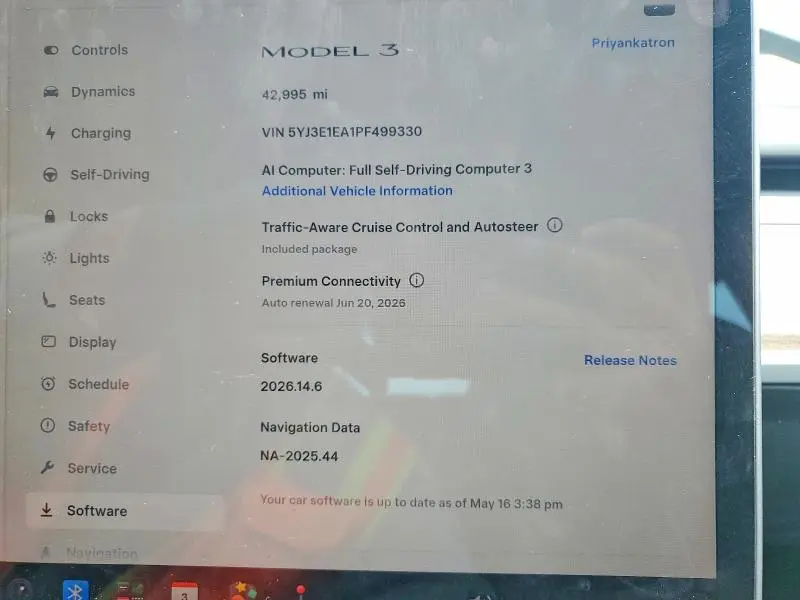 2023 TESLA MODEL 3   
