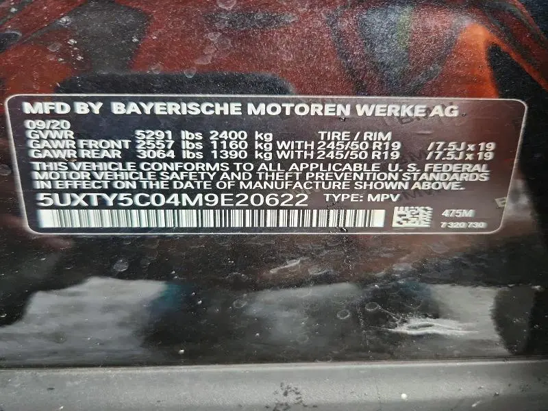 2021 BMW X3 XDRIVE30I  