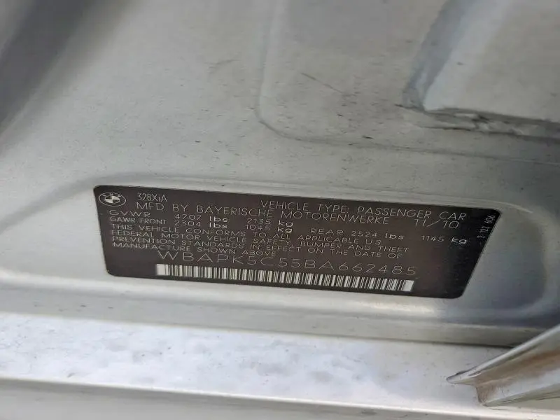 2011 BMW 328 XI SULEV  