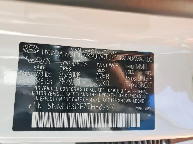 2026 HYUNDAI TUCSON SEL  