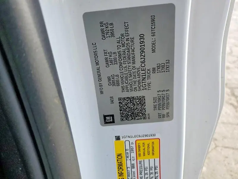 2018 GMC SIERRA C1500  