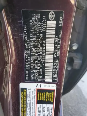 2014 TOYOTA AVALON HYBRID  