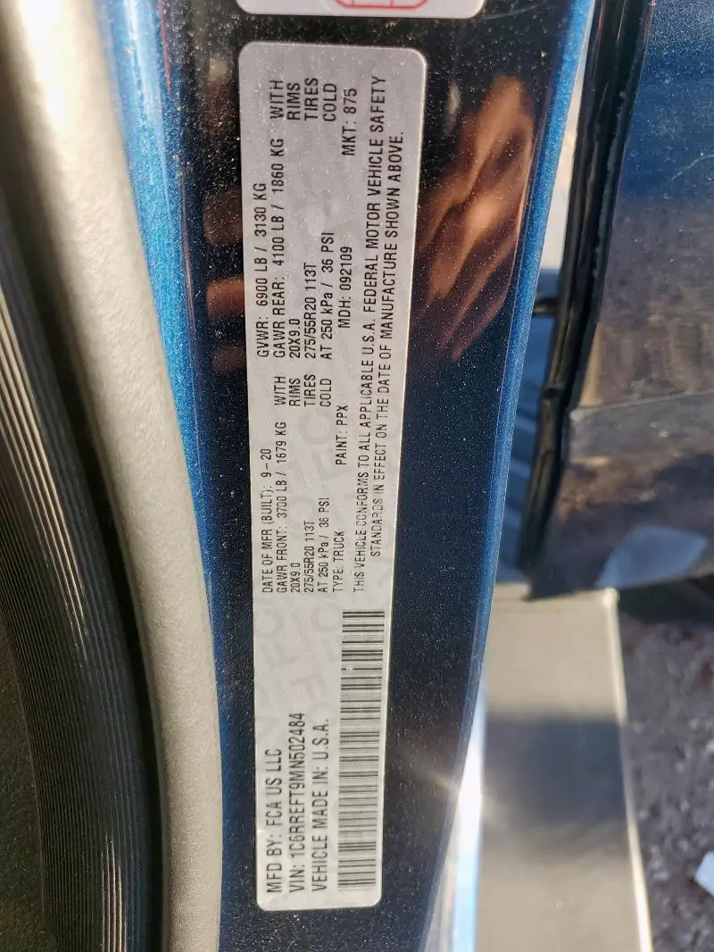 2021 RAM 1500 BIG HORN/LONE STAR  