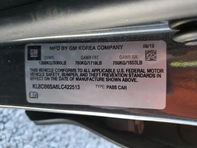 2020 CHEVROLET SPARK LS  