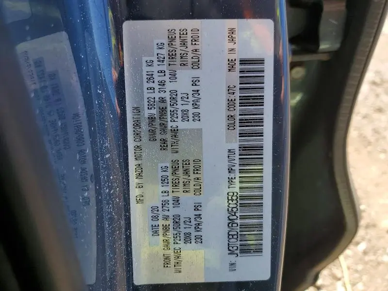 2021 MAZDA CX-9 GRAND TOURING  