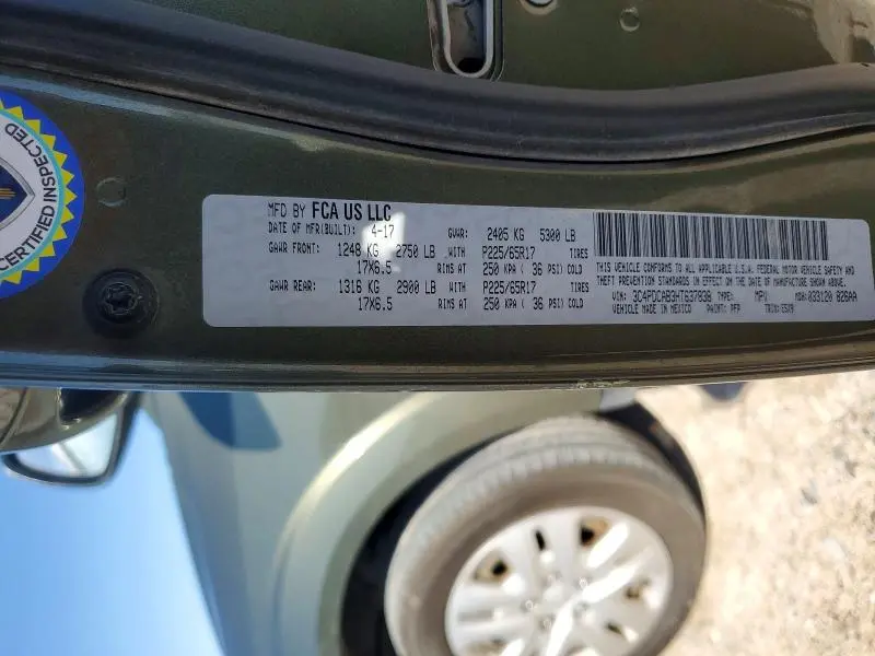 2017 DODGE JOURNEY SE  