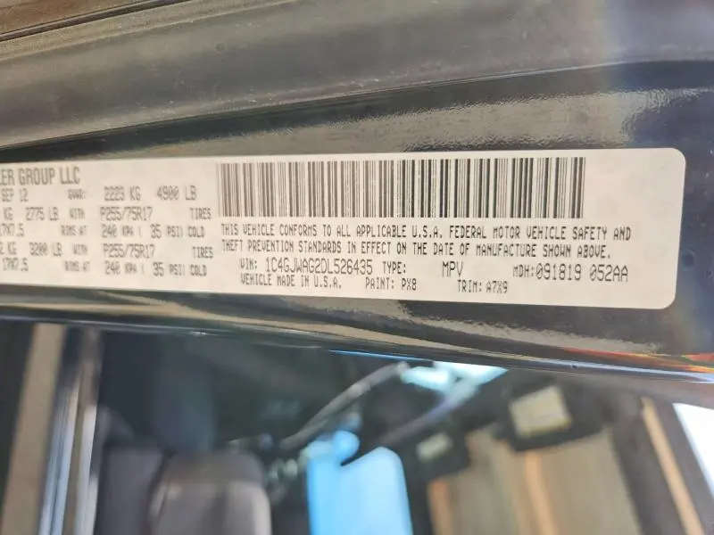 2013 JEEP WRANGLER SPORT  