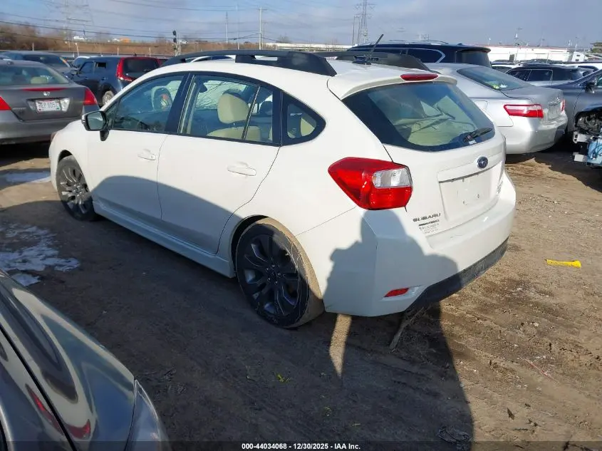 2015 SUBARU IMPREZA 2.0I SPORT LIMITED
