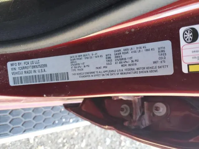 2021 RAM 1500 BIG HORN/LONE STAR  