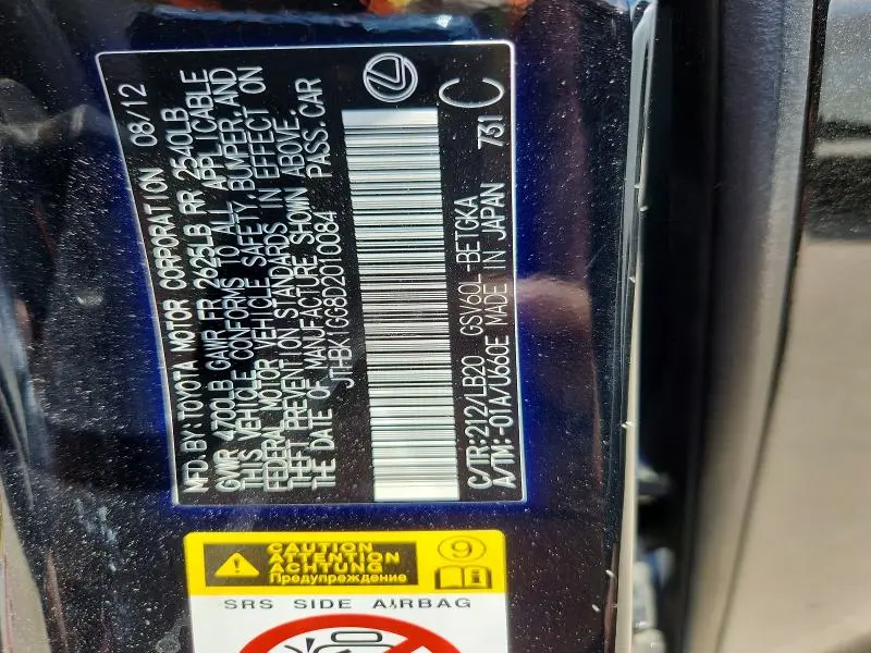 2013 LEXUS ES 350  