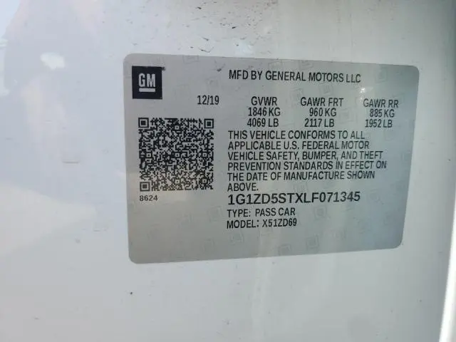 2020 CHEVROLET MALIBU LT  