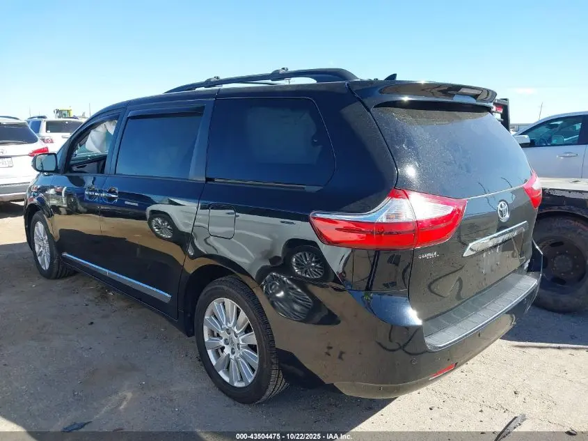 2017 TOYOTA SIENNA LIMITED PREMIUM 7 PASSENGER