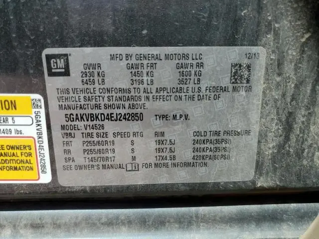 2014 BUICK ENCLAVE 