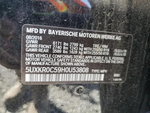 2017 BMW X5 XDRIVE35I  