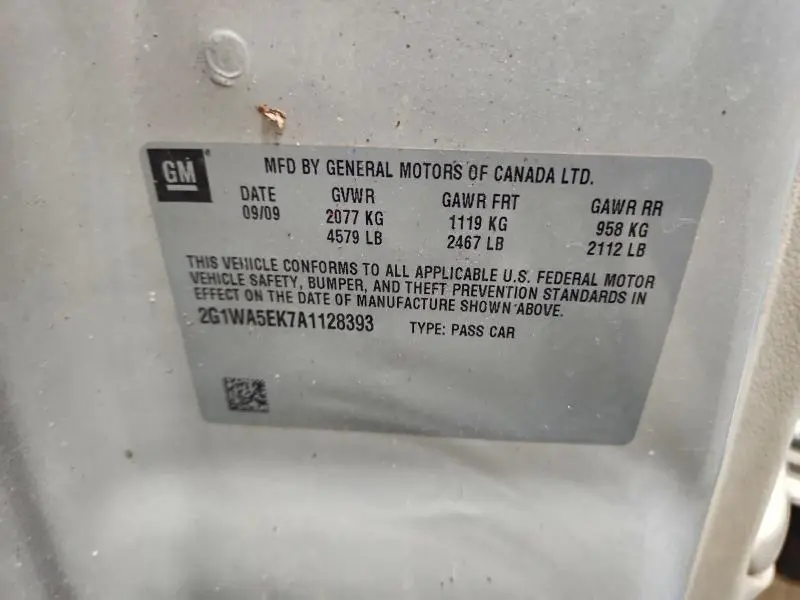 2010 CHEVROLET IMPALA LS  