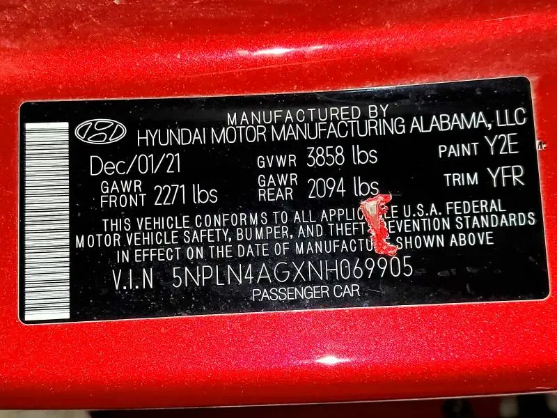 2022 HYUNDAI ELANTRA SEL  