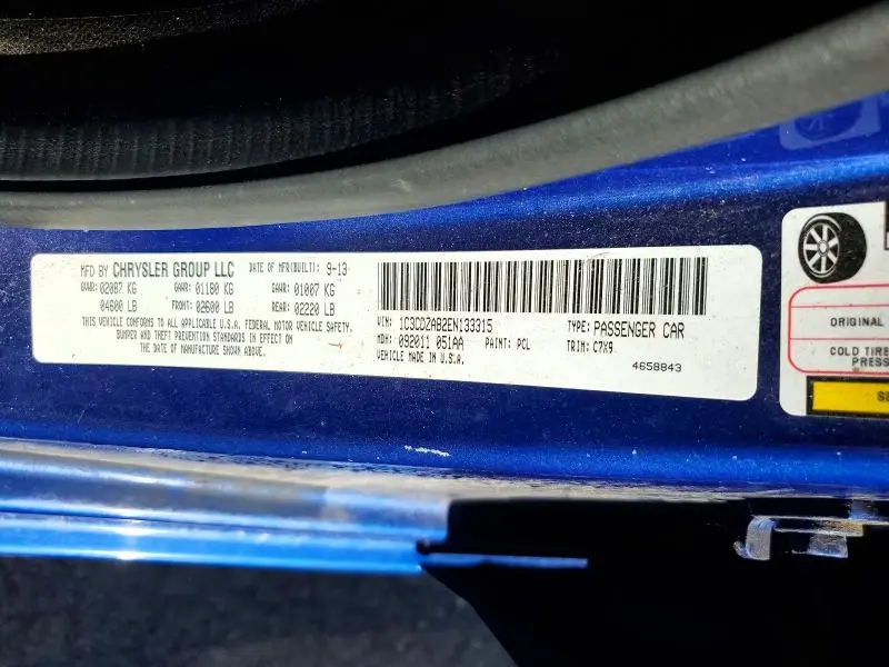 2014 DODGE AVENGER SE  