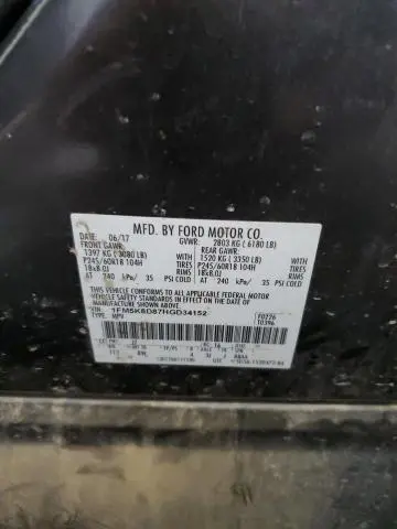 2017 FORD EXPLORER XLT  