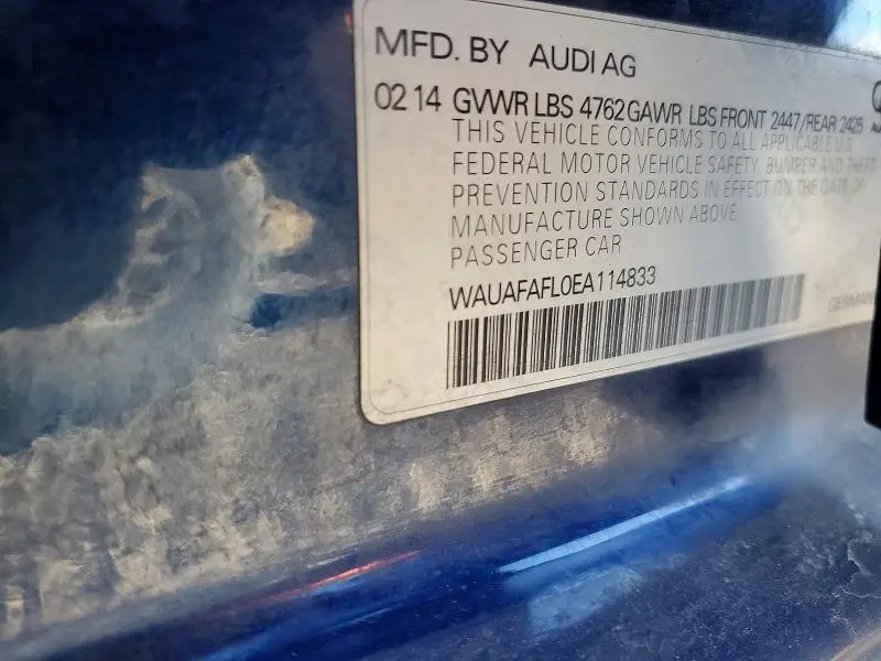 2014 AUDI A4 PREMIUM  