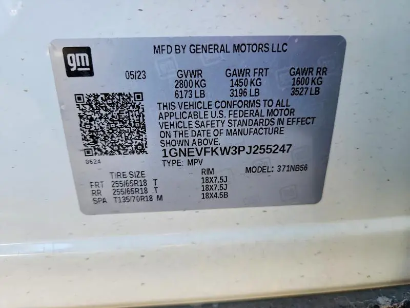 2023 CHEVROLET TRAVERSE LS  